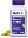 Natrol Quercetin Complex, Dieetsupplement voor Immune Health, Quercetine Supplementen met vitamine C en Citrus Bioflavonoïden, 50 Capsules, Tot een levering van 25 dagen