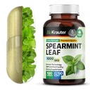 BIO KRAUTER Spearmint Capsules 1000 mg - 100 Telling - Vegan Spearmint Supplement for Digestive & Respiratory Support - Mentha Spicata - No Fillers
