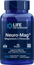 Levensverlenging Neuro-Mag Magnesium L-Threonaat, 150 Vegetarische Capsules, Magtein Supplement voor vrouwen en mannen