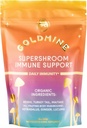Goldmine Supershroom Functional Power Reishi Mushroom Supplement, Glutenvrij Krachtig Adaptogen Vegan Brain Supplement - Immunity Support Powder (227gram (8oz), Pouch)