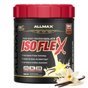 ALLMAX ISOFLEX Wei Proteine Isolaat, Vanille - 1 lb - 27 Gram eiwit per scoop - Zero Fat & Sugar - 99% Lactosevrij - Glutenvrij en sojavrij - Ca. 15 porties