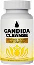Candida Cleanse, Gut & Colon Support, Advanced Probiotic & Herbal Formula, Oregano Leaf, Wormwood, Black Walnut, Caprylic Acid-1 voor mannen en vrouwen, 60 capsules