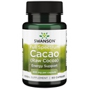 Swanson Full Spectrum Cacao (Raw Cocoa) - Herbal Supplement Promoting Mild Energy Support - Traditional Whole Fruit Formula - (60 Capsules, 400mg Elk)