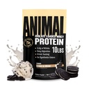 Dier Wei Isolaat Proteïne Poeder - geladen voor pre & post workout Muscle Builder and Recovery met decompensative Enzymes for Men & Women - 25g Proteïne, Great Taste, Low Sugar - Cookies & Cream 10 lbs