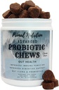 Primaire Voeding Probiotica voor honden - Digestieve enzymen voor Gut Flora, Digestieve Gezondheid, diarree en darmondersteuning - Hondensupplement Zachte kauwen voor huisdier Immune System - Kip