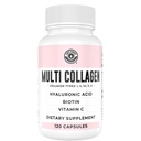 Collageen Capsules with Biotin, Hyaluronic Acid, Vitamine C, Gehydrolyseerde Multi Collageen Peptide Capsules Types I, II, III, V, X For Skin, Hair, Nails and Joint Health Supplement* 120 Count