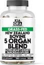 Gras Fed Bovine 5 Organ Complexe Lever, Hart, Nier, Milt en Pancreas 