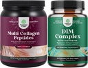 Natures Craft Bundle van Multi Collageen Proteïne Poeder voor vrouwen en mannen - Hair Skin and Nails Vitamines en DIM Complex Mannen en Vrouwen Hormone Balance Supplement