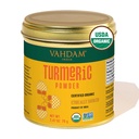 VAHDAM, Organic Turmeric Powder w/ High Curcumin (2.47oz) USDA Organic, 100% Raw from India 