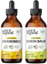 Wilde en biologische kamille Tinctuur 4 fl oz & Citroen Balsem Tinctuur 4 fl oz
