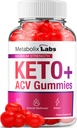 Metabox Labs Keto ACV Gummies - Advanced Formula Metabox Keto Plus Weight Management ACV Gummies Apple Cider Vinegar Metabox ACV Dieetsupplement Mannen Vrouwen (60 Gummies)