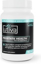 Utiva Prostate Health Supplement for Men - Natural Formula for Prostate Function and Urine Flow - Beta-Sitosterol and Saw Palmetto Prostate Supplement - Made in Canada, 90 Softgels