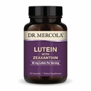 Dr. Mercola Lutein met Zeaxanthine, 30 porties (30 capsules), 40 mg Lutein per portie, Dieetsupplement, Ondersteunt Vision Health en Cognitive Function, Non-GMO