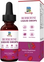 Berberine HCL Supplement - Berberine Liquid Drops met Goldenseal Root, Artichoke Leaf, Ceylon Cinnamon, Berberine Veggie Supplement voor Immune, Digestie Systeem en Hart Gezondheidsondersteuning