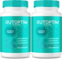 (2 Pack) GutOptim Vitamine, Geavanceerde Formula Capsules voor Gut Health, GutOptim Alle Natuurlijke Supplement voor Digestive Wellness, Extra Sterkte Officiële Formule, Gut Optim Reviews (120 Capsules)
