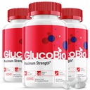 (3 Pack) Glucobio Capsules - Officiële Formule - Gluco Bio Support Supplement Vitamine, Glucobio Health Wellness Capsules Maximale sterkte, Glucobio, Gluco Bio Pillen Geavanceerde Ondersteuning (180 Capsules)