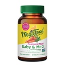 MegaFood Baby & Me 2 Postnatale Vitaminen voor vrouwen Borstvoeding met Folaat (Foliumzuur Natuurlijke Vorm), Choline, Jodium, Vitamine D, Moringa Blad en meer - 60 Tabs (30 Servers)