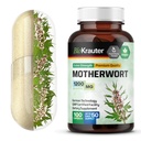 BIO KRAUTER Motherwort Capsules 1200 mg - 100 telling - Motherwort Herb Supplement - Bevorderen van ontspannen - Vrouwen