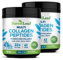Collageen Peptides Powder Unflavored - Hydrolyzed Collageen Protein Powder Type 1, 2 & 3 - Gras Fed Keto Collageen Powder for Women & Men - Vital Hair, Skin, Nails, Joints, Recovery, 11g Per Serving