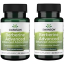 Swanson Berberine geavanceerde verbeterde absorptie - met Berbevis 550 mg 30 Veg Caps (2 Pack)