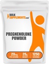 BulkSupplements.com Pregnenolone Poeder - Voedingssupplement, Pregnenolone 20mg - Pure & Glutenvrij, 20mg per portie, 25g (0,88 oz) (verpakking van 1)