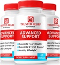(3 Pack) Trusted Relief Capsules, Official TrustedRelief Complete Support Pillen, All Natural Formula for Stable Levels & Healthy Circulation, Premium Supplement Reviews (180 Capsules)