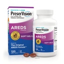 PreserVision AREDS Oogvitaminen, #1 Oogarts Aanbevolen Merk, Multivitamine met Koper, Vitamine A, C & E, Zinksupplementen, 120 Softgels