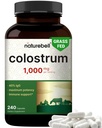 NatureBell Bovine Colostrum Supplement 1.000mg Per Serving, 240 Capsules 