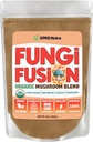 XPRS Nutra Fungi Fusion Biologische Paddestoel Poeder Blend, Premium Blend van Lion's Mane, Reishi, Chaga, Cordyceps voor geestelijke helderheid, cognitie, energie en immuniteit - 8 Ounce