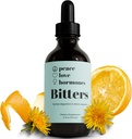 Vrede, liefde, hormonen. Kruidenvertering Bitters Supplement voor vrouwen 