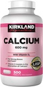 Kirkland Handtekening Calcium, 600 mg+D3, 500-Count Tablets