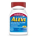 Aleve Gelcaps met Easy Open Artritis Cap, Naproxen Natrium, Medicatie voor Artritis Pijn, 160 Tellen