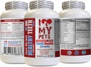 I love MY PETS LLC Dog Gum Health - Hondentanden Gezondheid Complex - voor gezonde Gums en slechte adem - Hondenmineraal supplement - 60 Treats (1 fles)