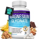 Magnesium Glycinate 525mg - Hoge Absorptie Gecheld Magnesium Supplement Gemaakt met Pure Magnesium Glycinate - Ondersteunt Spieren, Slaap, Krampen, Herstel Biglycinate Complex Vegan Non-GMO 90 Capsules