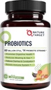 Probiotica voor vrouwen, mannen en kinderen, 60 miljard Probiotica voor spijsverteringsgezondheid -14 Strains, Prebiotica en Probiotica voor Gut Health & Immune Support, Glutenvrij, Non-GMO, 90 tabletten