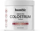 Humble Grass Fed Colostrum Powder - Grass Fed - High IgG Content - 4000mg Bovine Colostrum - 20% IgG - Gut Health - Hair Growth, Beauth and Immunity - 30 Servings