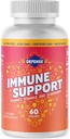 Supplement voor volwassenen 30 dagen levering . Immunity Booster voor mannen en vrouwen met vitamine C, zink, vlierbessen en vitamine D3, Dagelijks Antioxidant Boost, Non GMO, Glutenvrije .
