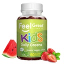 Feel Great Super Green Gummies for Kids 
