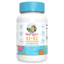 MARYRUTH'S Organics Calcium with Vitamin D & Vitamin K2, 2 months Supply, Calcium Supplement ondersteunt Bone Health & Joint Support, with Vitamins D3 K2 Gummies, Vegan, Non-GMO, Glutenvrij, 60 Count