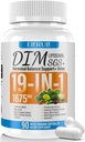 DIM Supplement Estrogen Balance for Women & Men, 1675 mg Estrogen Supplement Hormonal Acne Support, Menopause Support, Antioxidant Support,DIM SGS 90 Veggie Capsules,44 Day Supply-045