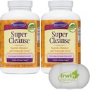 Geheime Super Reiniging Extra sterkte Toxin Detox & Gentle Eliminatie Total Body Cleanse, Digestieve & Colon Health Support, 2 verpakkingen van 200 tabletten, met een pil geval