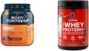 Body Fortress 100% Wei Proteïne Poeder Chocolade 1,78lbs & Six Star Whey Protein Plus Chocolate Wei Isolaat Proteïne Poeder 1,8 lbs