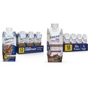 Glucerna Protein Smart Nutritional Shake en Zorg ervoor dat Max Proteine Voeding Schudden met 30 g eiwit, 1 g suiker, High Proteine Shake, Melkchocolade, 11 Fl Oz (verpakking van 12), Vloeibaar, Halal