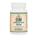 DIM-supplement voor vrouwen en mannen (diindolylmethaanestrogeenblokkeringssupplement, hormonale acnebehandeling, hormoonbalans voor vrouwen) 400mg porties, 200mg per capsule, 60 capsules door dubbel hout