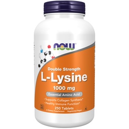 Nu L-Lysine 1000 mg dubbele sterkte 250 tabletten