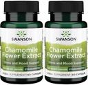 Swanson kamillebloem Extract 500 Milligrammen Gestandaardiseerd tot 1,2% Apigenin 6 mg per capsule 60 capsules (2 verpakkingen)