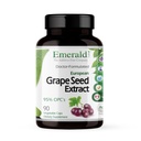 EMERALD LABS European Grape Seed Extract - Antioxidant & Immuun Support Supplement - Ondersteunt gezonde bloedstroom - 90 plantaardige capsules (90 dagen levering)
