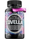 Hornygoatweed Women - Libido Booster for Women, Mood, Energy, Fast Acting Libido Supplement w. Maca Root, Female Libido Booster w. Ginseng, Tribulus, Hormone Balance Support, Enhancer Pillen - 60ct USA