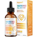 Volledig spectrum van tocotriënolen Supplement 1200mg- Tocotriënol Vitamine E Liquid,Tocoferol-Free - Superior Antioxidant Blend - Hogere Absorptie - 2 fl oz,30 Servers