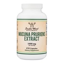 Mucuna Pruriens Extract Capsules - Dopamine Boosting Supplement - 210 Tel, 1000mg Per Serving, 20% (van Velvet Bean) (voor Mood en Motivatie Ondersteuning) Derde partij Getest door Dubbel Hout